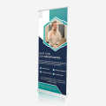 Retractable Standard Size Roll Up Banner Vertical For Flex 17type pop up banner stand